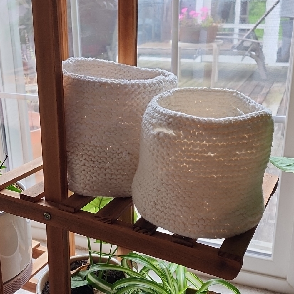 Handmade Organic Cotton Basket Set